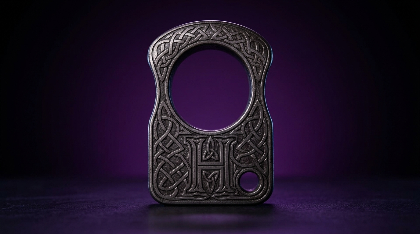 Engraved knuckleduster product photo
